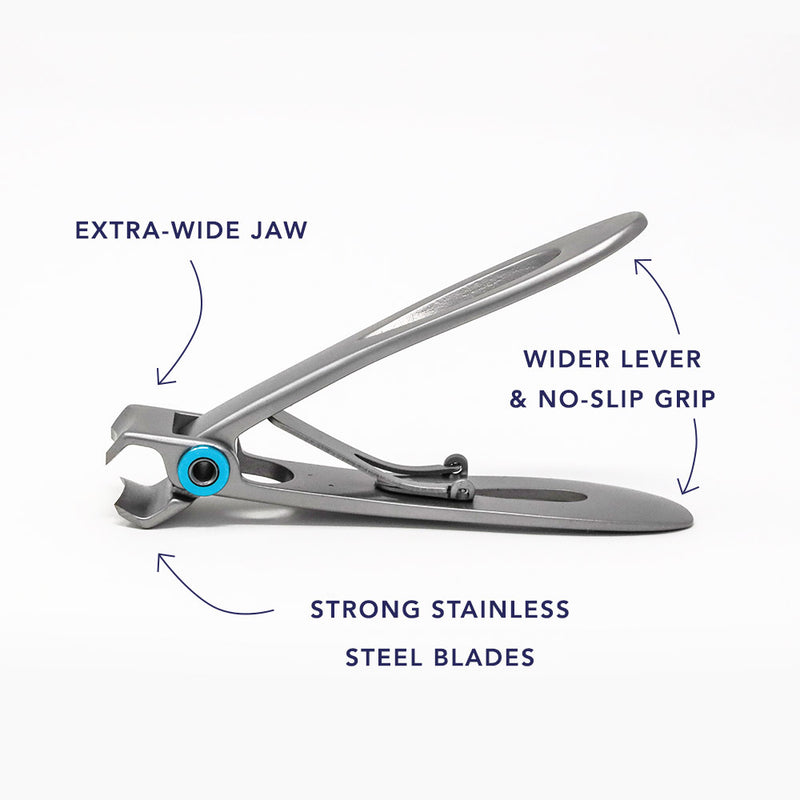 HOTBEST Nail Clippers for Thick Nails, Extra Wide Jaw Opening Nail Cutter  for Hard Toenail, Stainless Steel Fingernail Big Toenail Trimmer -  Walmart.com